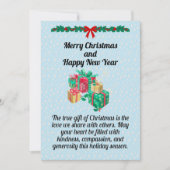 Kerstmis presenteert feestdag Kaart (Voorkant)