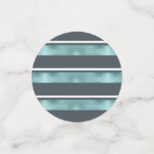 Kerstmis Prettige feestdagen Antlers Blauwgroen ID Confetti (Kleine voorkant)