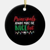 Kerstmis principaal, hoofdontwerp keramisch ornament (Voorkant)