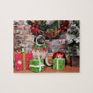 Kerstmis - Pug - Lily Lou Legpuzzel