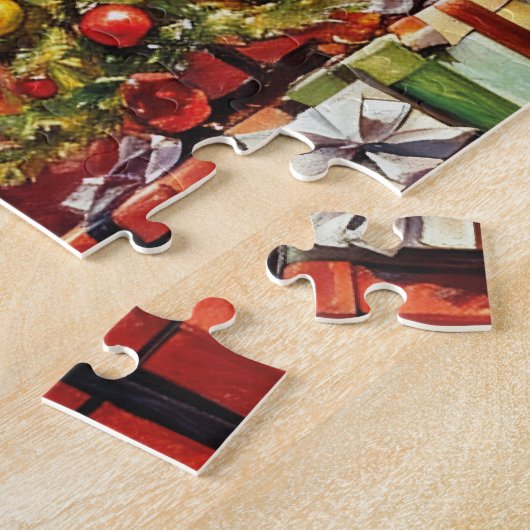 Kerstmis puzzel (Zijkant)