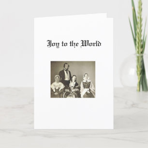 Kerstmis - Quaker Familie Feestdagen Kaart