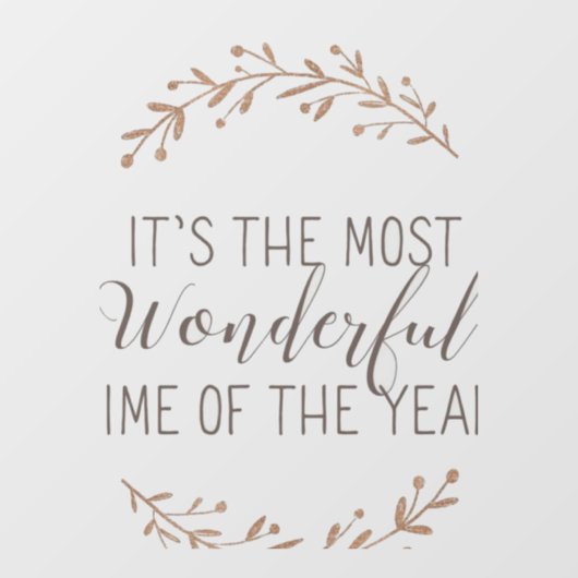 Kerstmis raamsticker (Vel)