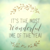 Kerstmis raamsticker (Vel 3)