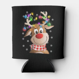 Kerstmis Reindekerlampfamilie Blikjeskoeler