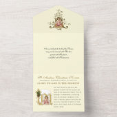 Kerstmis:  religieus Novena a All In One Uitnodiging (Binnen)