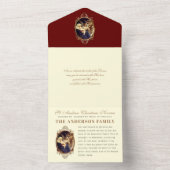 Kerstmis:  religieus Novena Prayer   All In One Uitnodiging (Binnen)