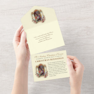 Kerstmis:  religieus Novena Prayer All In One Uitnodiging