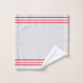 Kerstmis rendier snoepriet bad handdoek (Wasdoekje)