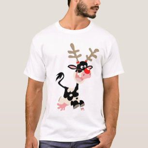 Kerstmis Rendier vervalste T-shirt