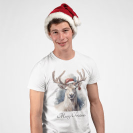 Kerstmis rendieren, aanpasbaar t-shirt