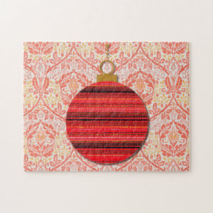 Kerstmis Retro Stijl Kunstpuzzel Legpuzzel