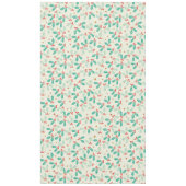 Kerstmis rode en groene maretak tafelkleed (Voorkant)