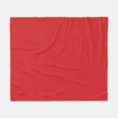 Kerstmis Rode Fleece Deken (Voorkant (Horizontaal))