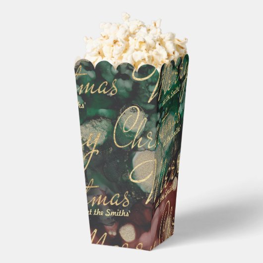 Kerstmis Rode Groene Gouden Favoriete Dozen Bedankdoosjes (Popped)