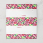 Kerstmis Rode Poinsettia Bruiloft (Buitenkant ongevouwen)