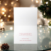 Kerstmis Rode Typografie Feestdagen Kaart