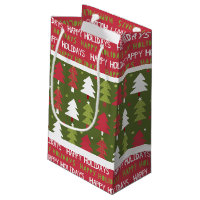 Kerstmis rode, witte en groene bomen