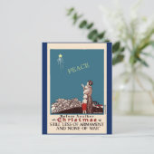 Kerstmis rond 1918 veranderde kunst Briefkaart (Staand voorkant)