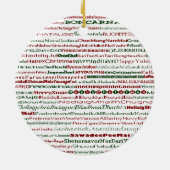 Kerstmis rond het Ornament (Achterkant)