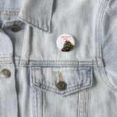 Kerstmis Ronde Button 3,2 Cm (In situ)