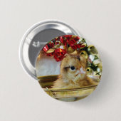 Kerstmis Ronde Button 5,7 Cm (Voorkant /achterkant)