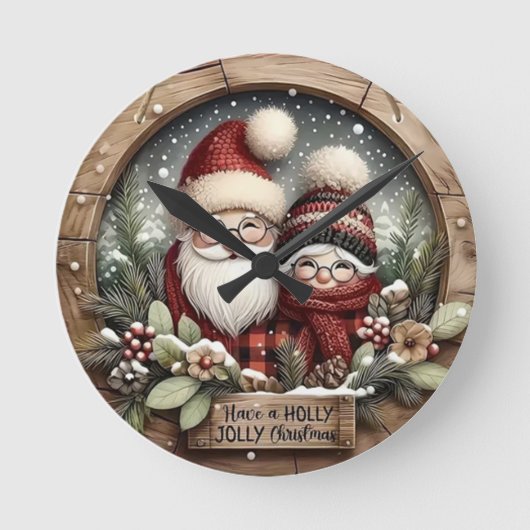 Kerstmis Ronde Klok (Voorkant)