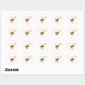 Kerstmis Ronde Sticker (Vel)