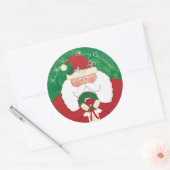 Kerstmis Ronde Sticker (Envelop)