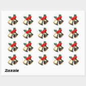 Kerstmis Ronde Sticker (Vel)