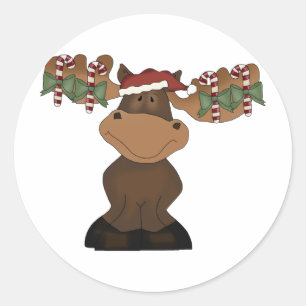 Kerstmis Ronde Sticker
