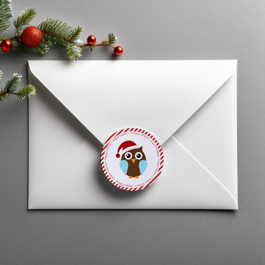 Kerstmis Ronde Sticker