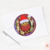 Kerstmis Ronde Sticker (Envelop)