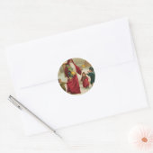 Kerstmis Ronde Sticker (Envelop)