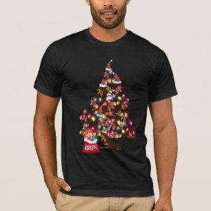 Kerstmis Rottweiler Hond Puppy Schattig T-shirt