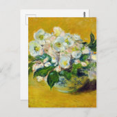 Kerstmis-Rozen (van Claude Monet) Briefkaart (Voorkant / Achterkant)