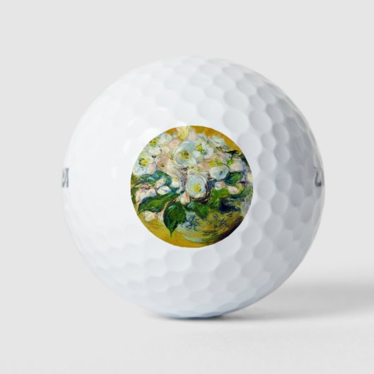 Kerstmis-Rozen (van Claude Monet) Golfballen (Voorkant)