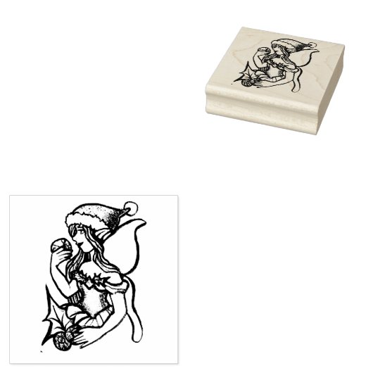 Kerstmis Rubberstempel (Gestempeld)