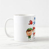 Kerstmis Rudolf The Reindeer en Vrienden Koffiemok (Links)