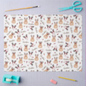 Kerstmis Rudolph en Mittens Tissuepapier (Craft)