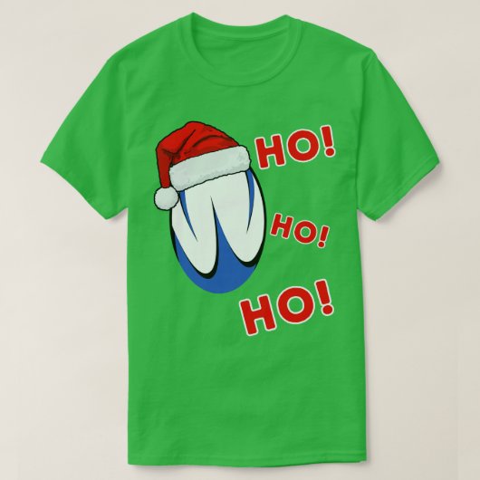 Kerstmis rugby t-shirt (Design voorkant)