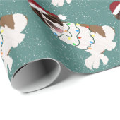 Kerstmis Saint Bernard Cadeaupapier (Rol Hoek)