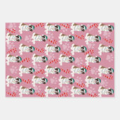 Kerstmis Saint Bernard Inpakpapier Vel (Voorkant 2)