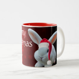 Kerstmis Santa Bunny Mok