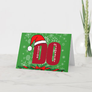 KERSTMIS SANTA DO - ARTS VAN DE OSTEOPATHIE FEESTDAGEN KAART
