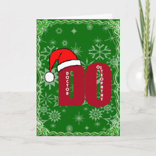 KERSTMIS SANTA DO - ARTS VAN DE OSTEOPATHIE FEESTDAGEN KAART
