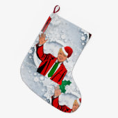 Kerstmis Santa Donald Trump Kerstkous Grote Kerstsok (Voorkant (Hangend))