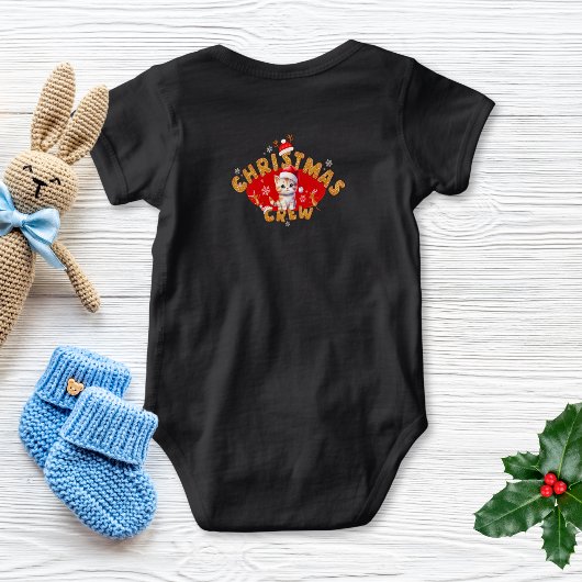 Kerstmis Santa Gingerbread Naam Letter L Boy Romper