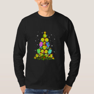 Kerstmis: Santa Pickleball X Mas L T-shirt