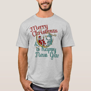 Kerstmis - SANTA & REINDEER - Kerstmis - Nieuwjaar T-shirt